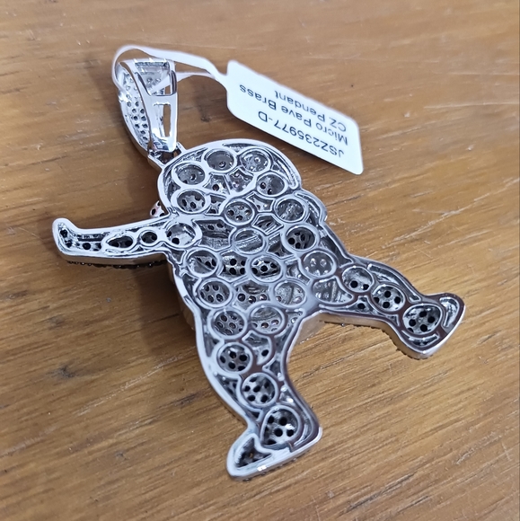 Silver Diamond Charm - Picture 4 of 6